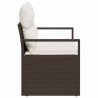 Sofa Ogrodowa z poduszką 120 x 62 x 69 cm polirattan