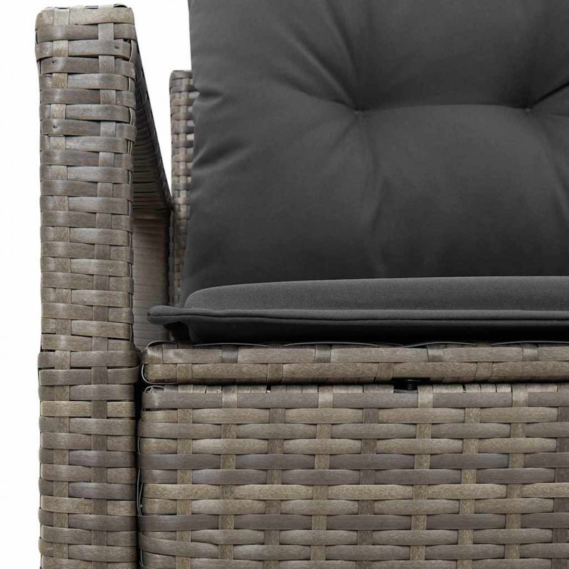 Sofa Ogrodowa z poduszką 120 x 62 x 69 cm polirattan