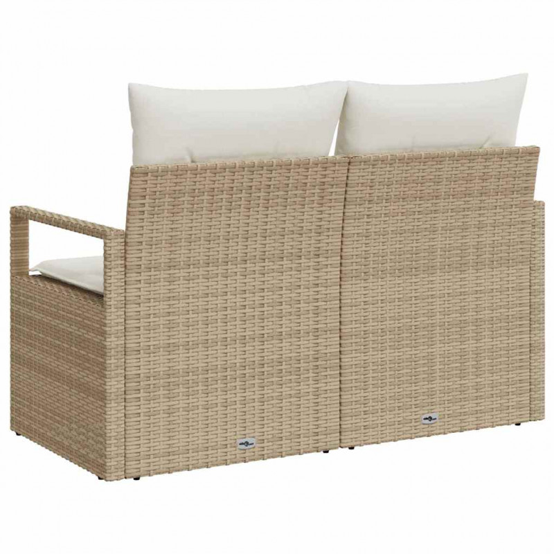 Sofa Ogrodowa z poduszką 120 x 62 x 69 cm polirattan
