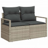 Sofa Ogrodowa z poduszką 120 x 62 x 69 cm polirattan