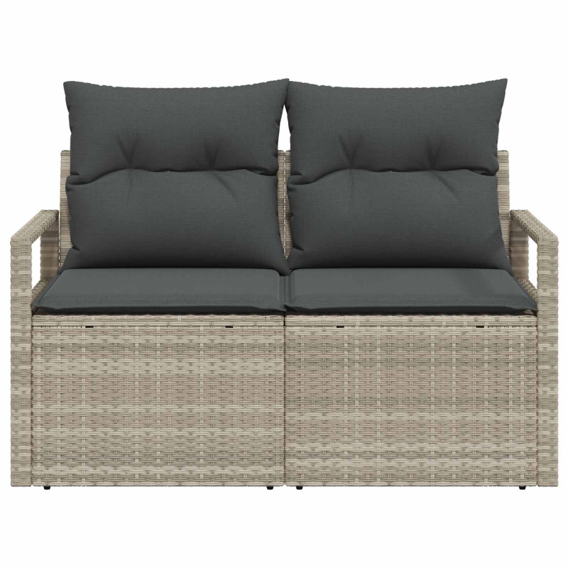 Sofa Ogrodowa z poduszką 120 x 62 x 69 cm polirattan