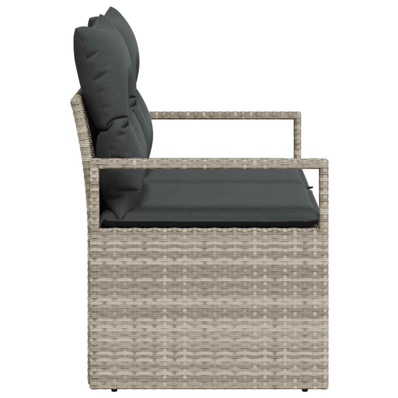 Sofa Ogrodowa z poduszką 120 x 62 x 69 cm polirattan