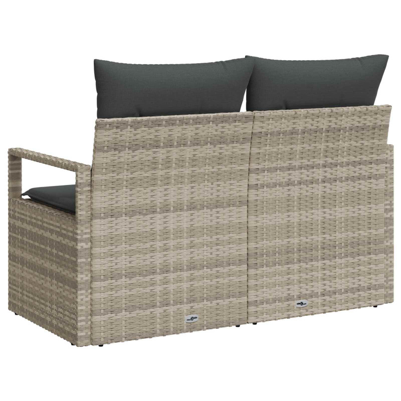 Sofa Ogrodowa z poduszką 120 x 62 x 69 cm polirattan