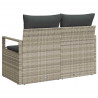 Sofa Ogrodowa z poduszką 120 x 62 x 69 cm polirattan