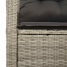 Sofa Ogrodowa z poduszką 120 x 62 x 69 cm polirattan