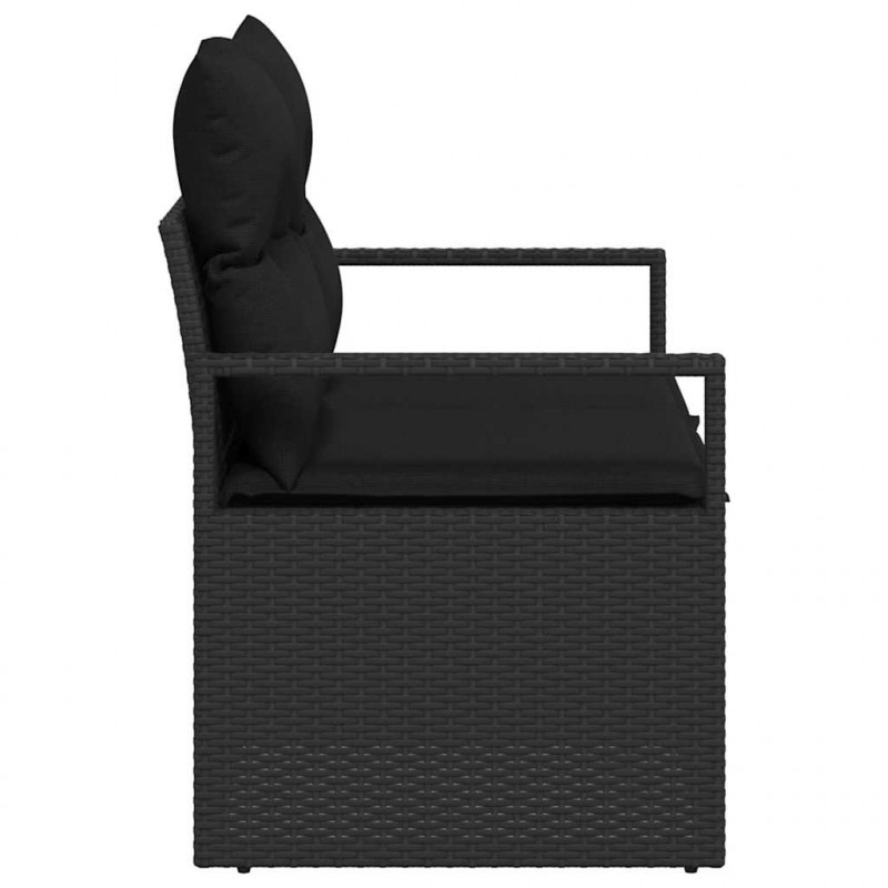 Sofa Ogrodowa z poduszką 120 x 62 x 69 cm polirattan