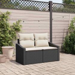 Sofa Ogrodowa z poduszką 123 x 62 x 69 cm polirattan