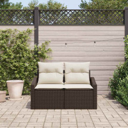 Sofa Ogrodowa z poduszką 123 x 62 x 69 cm polirattan