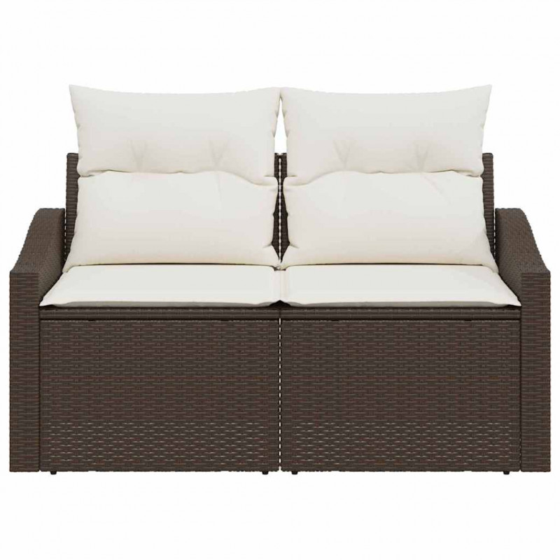 Sofa Ogrodowa z poduszką 123 x 62 x 69 cm polirattan