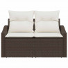 Sofa Ogrodowa z poduszką 123 x 62 x 69 cm polirattan
