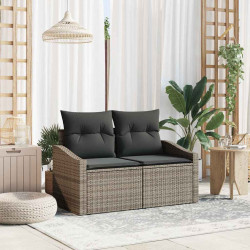 Sofa Ogrodowa z poduszką 123 x 62 x 69 cm polirattan