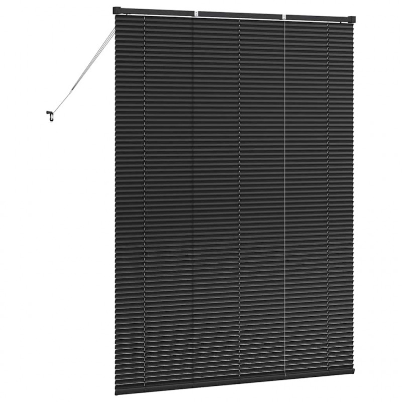 Żaluzje weneckie Czarny 175 x 130 cm Aluminium