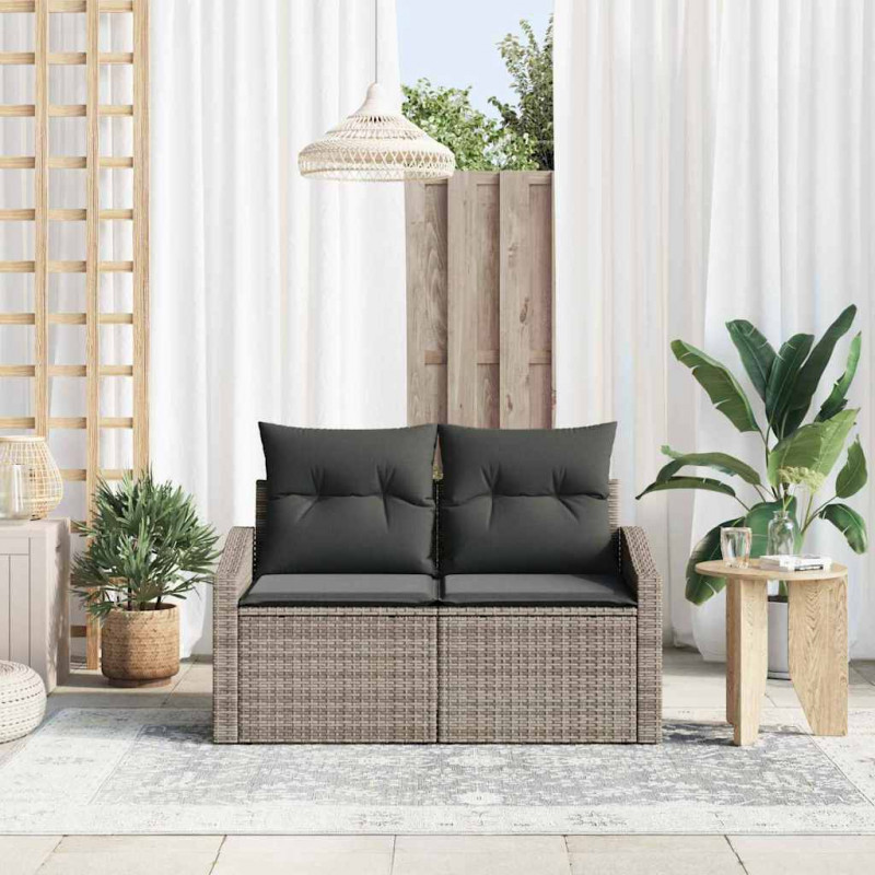 Sofa Ogrodowa z poduszką 123 x 62 x 69 cm polirattan