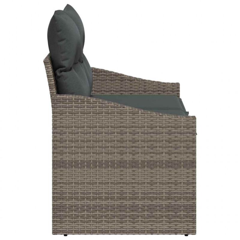 Sofa Ogrodowa z poduszką 123 x 62 x 69 cm polirattan