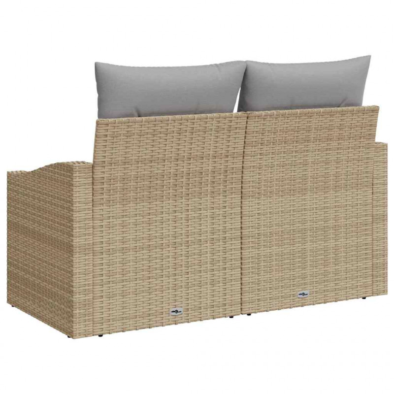 Sofa Ogrodowa z poduszką 123 x 62 x 69 cm polirattan
