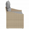 Sofa Ogrodowa z poduszką 123 x 62 x 69 cm polirattan