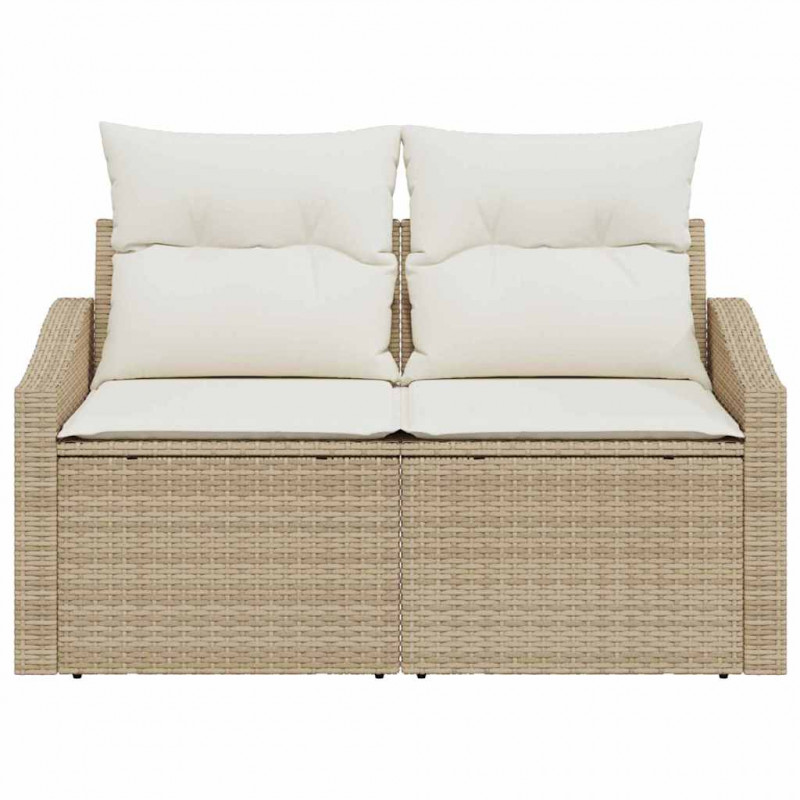 Sofa Ogrodowa z poduszką 123 x 62 x 69 cm polirattan