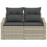 Sofa Ogrodowa z poduszką 123 x 62 x 69 cm polirattan