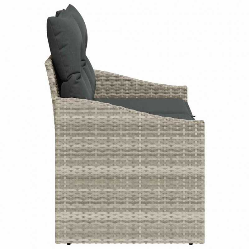 Sofa Ogrodowa z poduszką 123 x 62 x 69 cm polirattan
