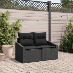 Sofa Ogrodowa z poduszką 123 x 62 x 69 cm polirattan