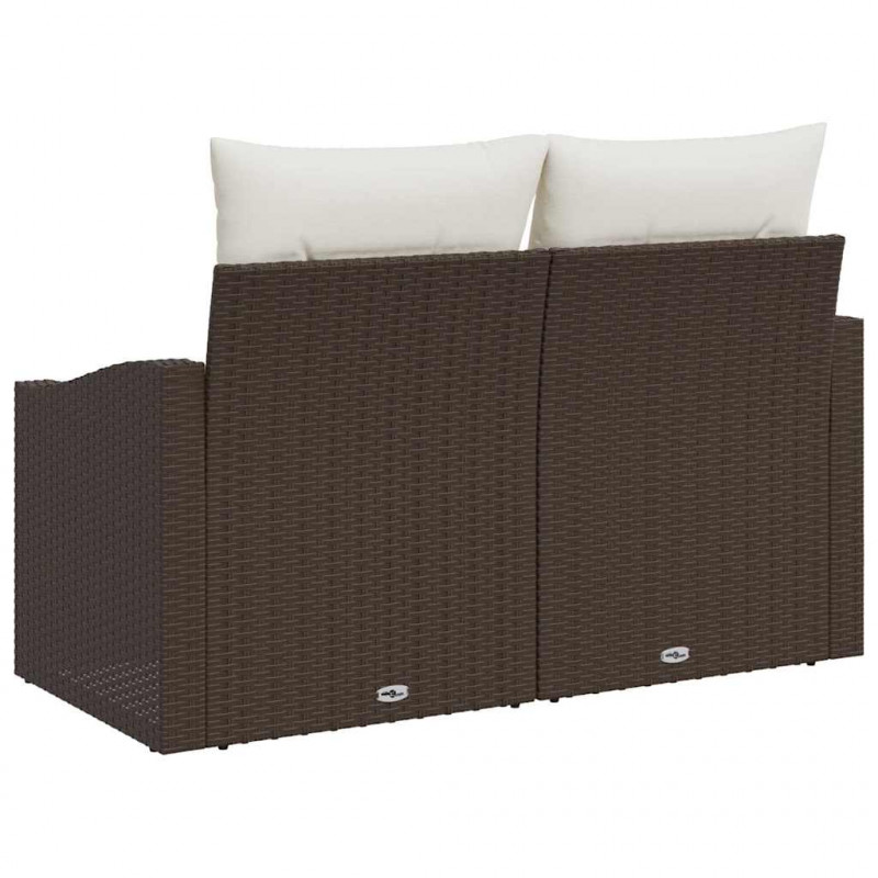 Sofa Ogrodowa z poduszką 123 x 62 x 69 cm polirattan