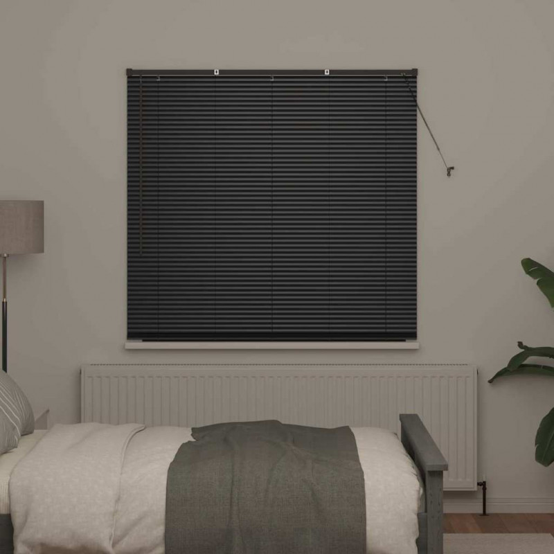 Żaluzje weneckie Czarny 175 x 145 cm Aluminium