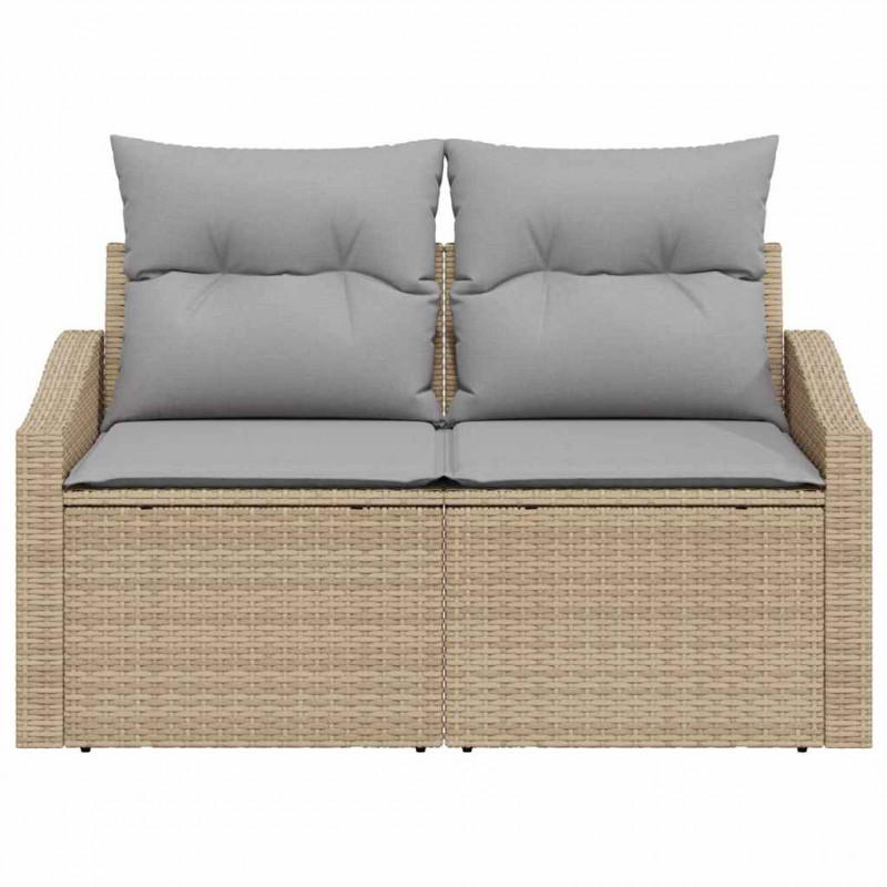 Sofa Ogrodowa z poduszką 123 x 62 x 69 cm polirattan