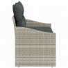 Sofa Ogrodowa z poduszką 123 x 62 x 69 cm polirattan