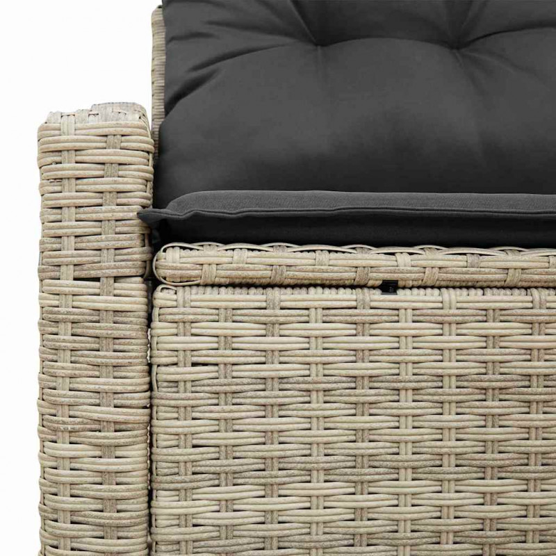 Sofa Ogrodowa z poduszką 123 x 62 x 69 cm polirattan