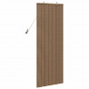Roleta z zasłonami Brązowy 60 x 160 cm Bambus
