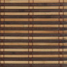 Roleta z zasłonami Brązowy 60 x 160 cm Bambus