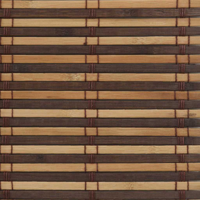 Roleta z zasłonami Brązowy 110 x 160 cm Bambus