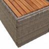 Sofa Ogrodowa Szary 184 x 62 x 85cm polirattan