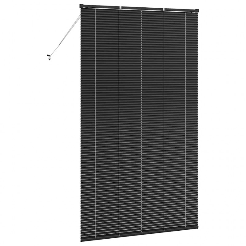Żaluzje weneckie Czarny 220 x 130 cm Aluminium