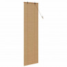 Roleta z zasłonami Brązowy 60 x 220 cm Bambus
