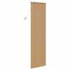 Roleta z zasłonami Brązowy 60 x 220 cm Bambus