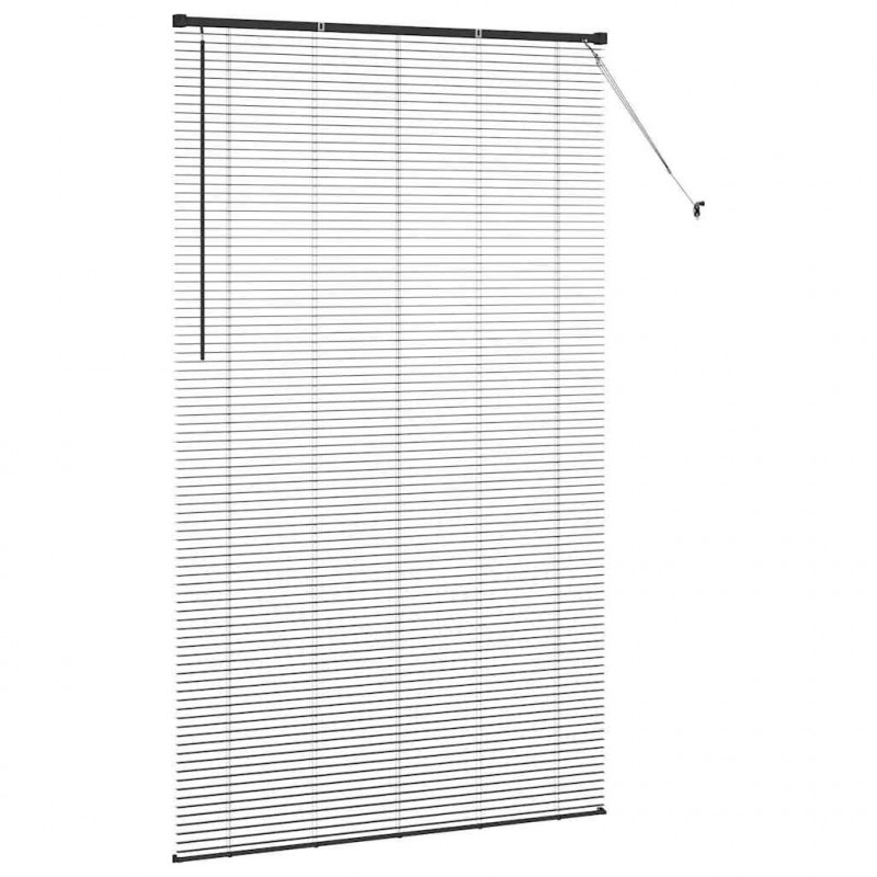 Żaluzje weneckie Czarny 220 x 135 cm Aluminium