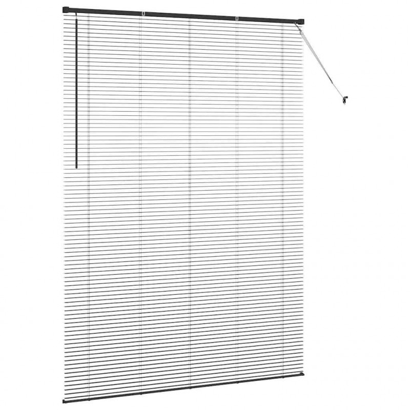 Żaluzje weneckie Czarny 220 x 155 cm Aluminium