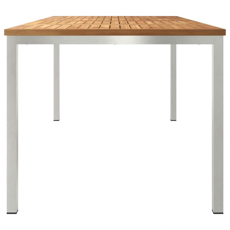 StółJadalny Brązowy 180 x 90 x 75 cm Lite drewno teakowe