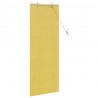 Roleta z zasłonami Żółty 60 x 160 cm Bambus