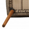 Krzesło Ogrodowe 2 pcs Czarny 62,5 x 55 x 82 cm polirattan