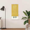 Roleta z zasłonami Żółty 60 x 220 cm Bambus