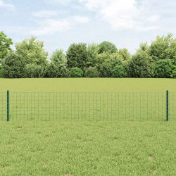 Słupek ogrodzeniowy. 5 pcs Zielony 80 cm Stal