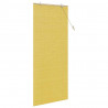 Roleta z zasłonami Żółty 90 x 220 cm Bambus