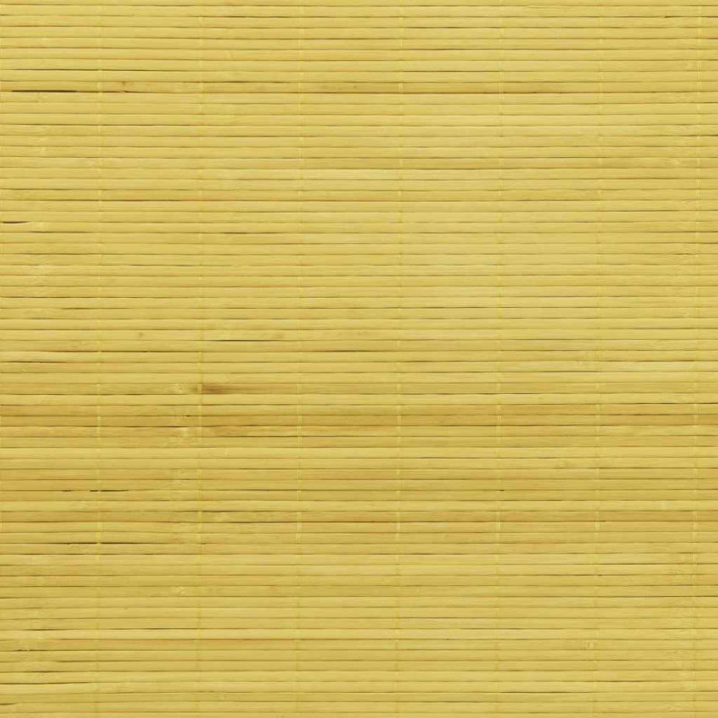 Roleta z zasłonami Żółty 90 x 220 cm Bambus