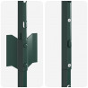 Słupek ogrodzeniowy. 5 pcs Zielony 160 cm Stal