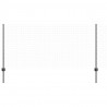Słupek ogrodzeniowy. 5 pcs Szary 100 cm Stal
