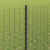 Słupek ogrodzeniowy. 5 pcs Szary 140 cm Stal