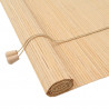 Roleta z zasłonami natura 60 x 220 cm Bambus