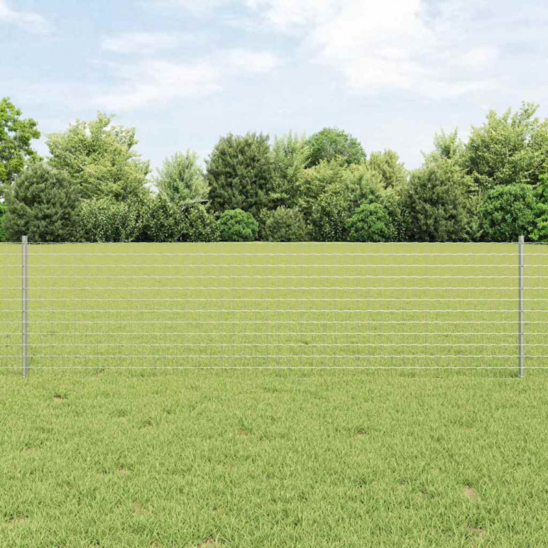 Słupek ogrodzeniowy. 5 pcs Srebrny 60 cm Stal